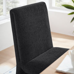 Emory Ebony Upholstered Fabric Dining Side Chair (Set of 2) - Ornate Home