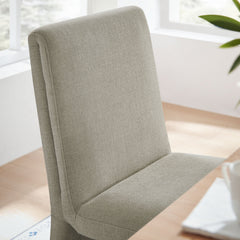 Emory Linen Upholstered Fabric Dining Side Chair (Set of 2) - Ornate Home
