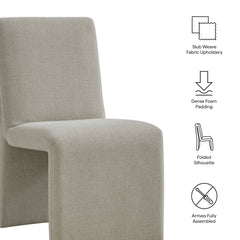 Emory Linen Upholstered Fabric Dining Side Chair (Set of 2) - Ornate Home