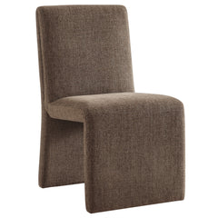 Emory Mocha Upholstered Fabric Dining Side Chair (Set of 2) - Ornate Home
