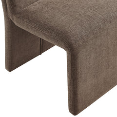 Emory Mocha Upholstered Fabric Dining Side Chair (Set of 2) - Ornate Home
