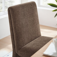 Emory Mocha Upholstered Fabric Dining Side Chair (Set of 2) - Ornate Home