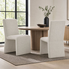 Emory Salt Upholstered Fabric Dining Side Chair (Set of 2) - Ornate Home