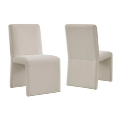 Emory Salt Upholstered Fabric Dining Side Chair (Set of 2) - Ornate Home