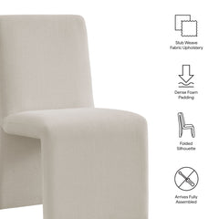 Emory Salt Upholstered Fabric Dining Side Chair (Set of 2) - Ornate Home