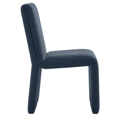 Emory Slate Blue Upholstered Fabric Dining Side Chair (Set of 2) - Ornate Home