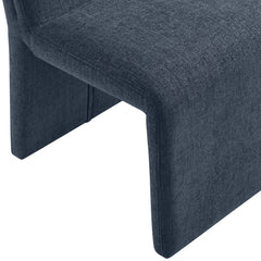 Emory Slate Blue Upholstered Fabric Dining Side Chair (Set of 2) - Ornate Home