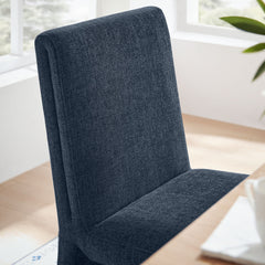 Emory Slate Blue Upholstered Fabric Dining Side Chair (Set of 2) - Ornate Home
