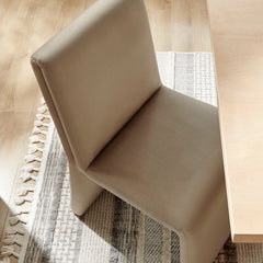 Emory Taupe Performance Velvet Dining Side Chair (Set of 2) - Ornate Home