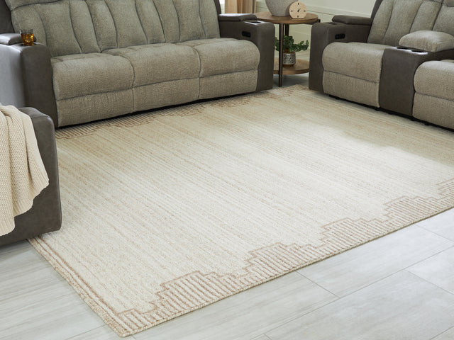 Emorymore Brown/Beige Large Rug - Ornate Home