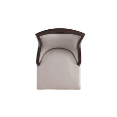 Emperor Faux Leather Barstool in Light Grey - Ornate Home