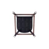 Emperor Faux Leather Barstool in Light Grey - Ornate Home