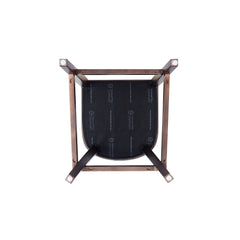 Emperor Faux Leather Barstool in Pebble Grey - Ornate Home
