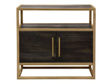 Empire Dark Brown/Gold End Table - Ornate Home