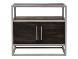 Empire Dark Brown/Silver End Tables - Ornate Home