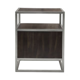 Empire Dark Brown/Silver End Tables - Ornate Home