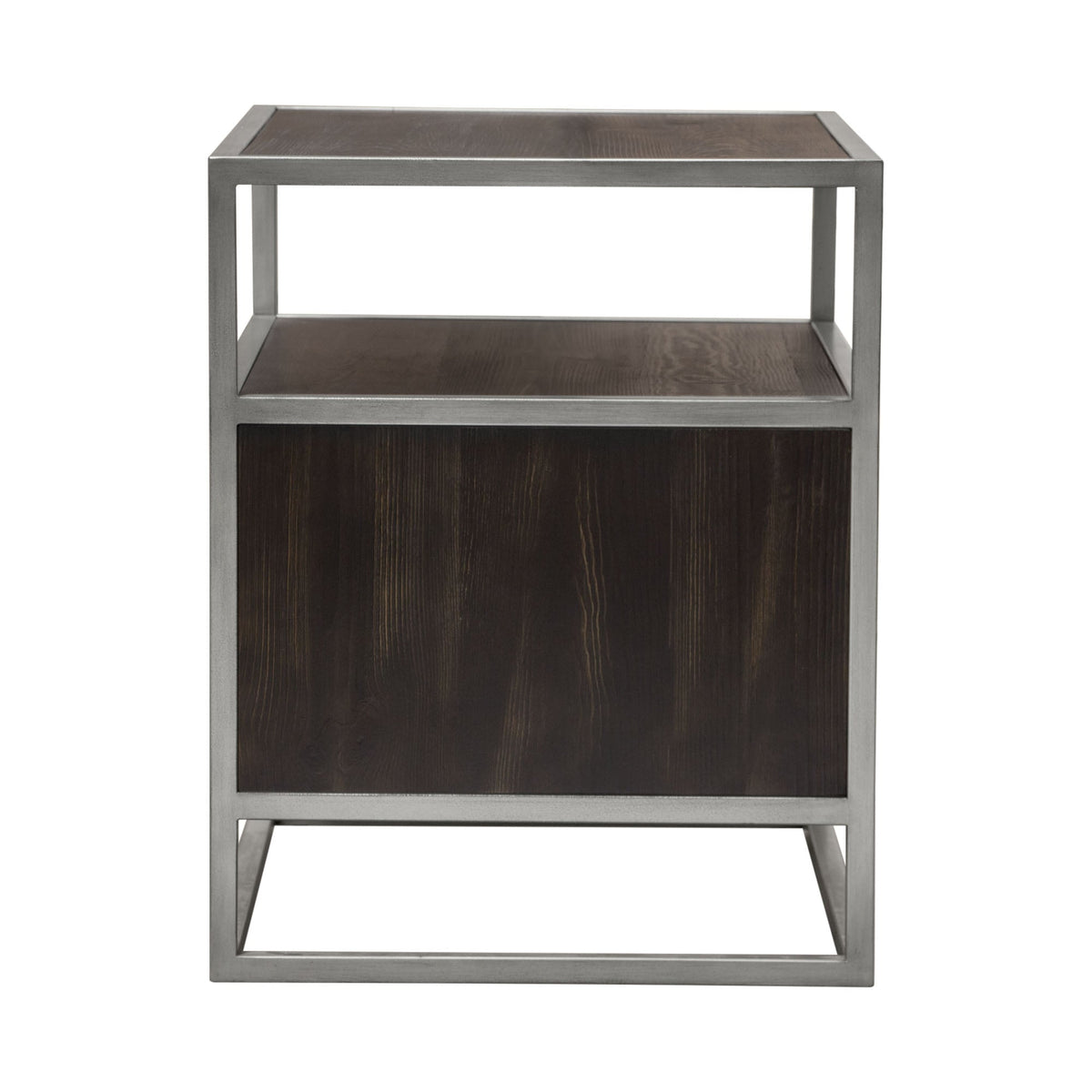 Empire Dark Brown/Silver End Tables - Ornate Home