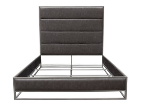 Empire Grey Queen Bed - Ornate Home