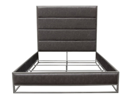 Empire Grey Queen Bed - Ornate Home