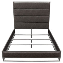 Empire Grey Queen Bed - Ornate Home
