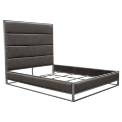 Empire Grey Queen Bed - Ornate Home
