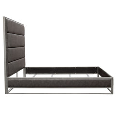 Empire Grey Queen Bed - Ornate Home