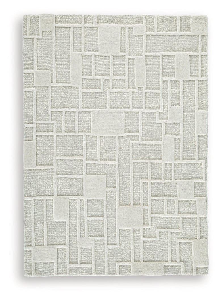 Empriss Ivory Medium Rug - Ornate Home