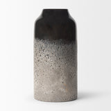 Emu Black/Gray Short Vase - Ornate Home