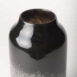 Emu Black/Gray Short Vase - Ornate Home