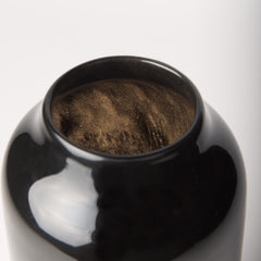 Emu Black/Gray Short Vase - Ornate Home