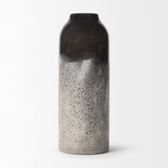 Emu Black/Gray Tall Vase - Ornate Home
