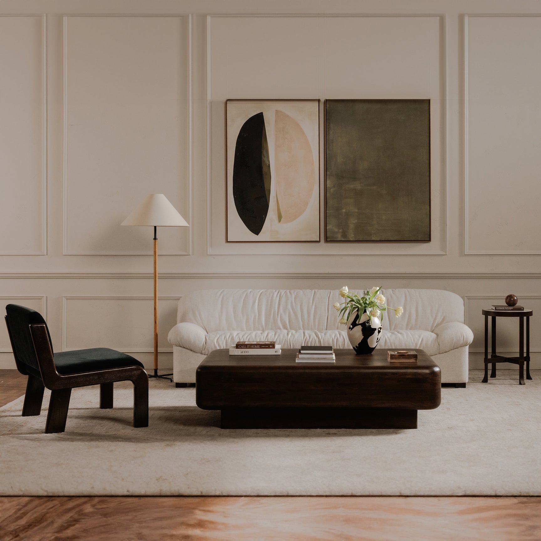 Enamor Olive Framed Painting - Ornate Home