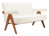 Encanto Ivory Loveseat - Ornate Home