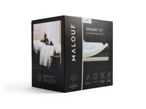Encase 360° White Split Cal King Mattress Protector - Ornate Home