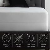 Encase 360° White Twin Mattress Protector - Ornate Home