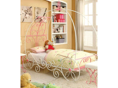 Enchant Pink/White Twin Bed - Ornate Home