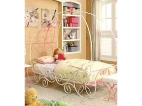 Enchant Pink/White Twin Bed - Ornate Home