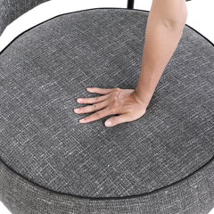 Encircle Gray Swivel Chair - Ornate Home