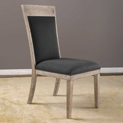 Encore Dark Gray Armless Chair - Ornate Home