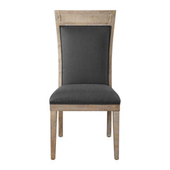 Encore Dark Gray Armless Chair - Ornate Home