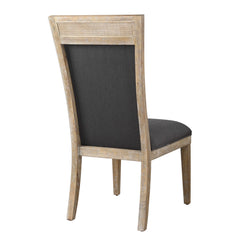 Encore Dark Gray Armless Chair - Ornate Home