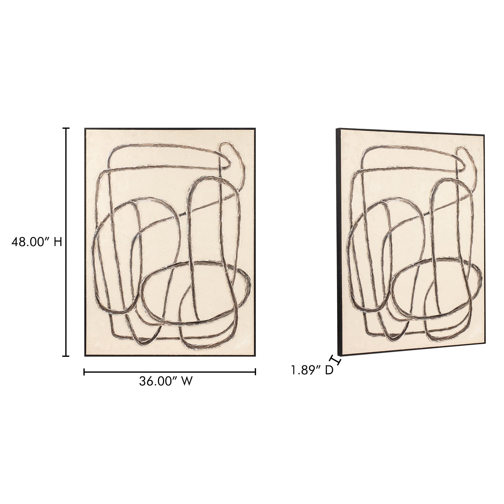 Encounters Multicolor Framed Painting - Ornate Home