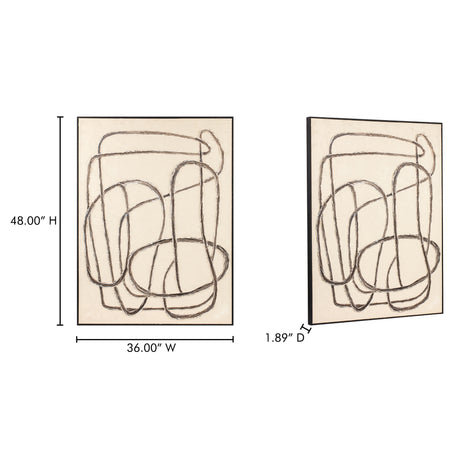 Encounters Multicolor Framed Painting - Ornate Home