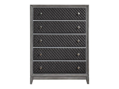End Wire-Brushed Gray Chest - Ornate Home