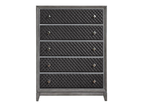End Wire-Brushed Gray Chest - Ornate Home