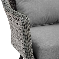 Endeavor Gray Outdoor Patio Wicker Rattan Armchair - Ornate Home