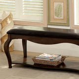 Enderby Tobacco Oak Bench - Ornate Home