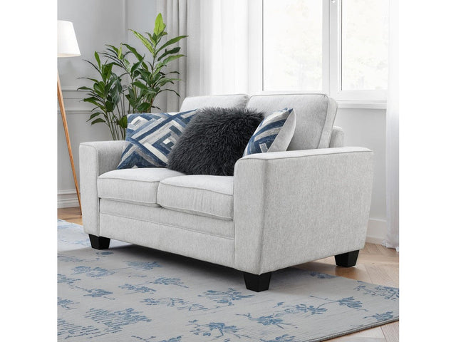 Enea Light Gray Loveseat - Ornate Home