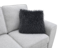 Enea Light Gray Loveseat - Ornate Home