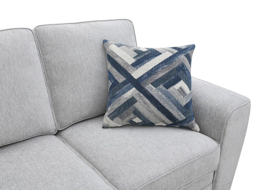 Enea Light Gray Loveseat - Ornate Home